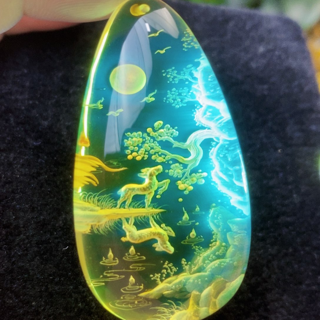 【闪购商品】金珀吊坠(不含链)未镶嵌