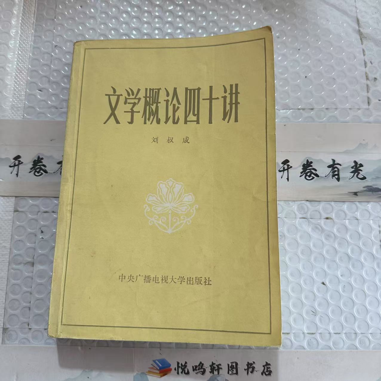 8新  文学概论四十讲 二手书黄斑污渍 品相以直播间为主