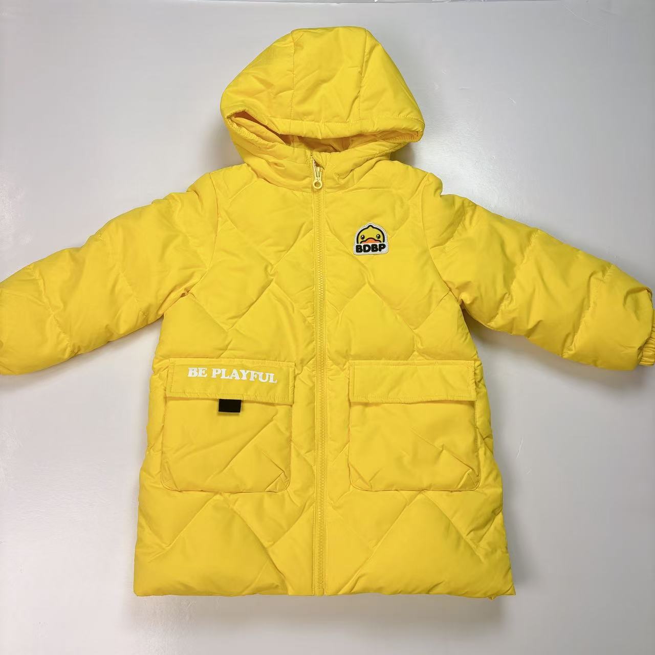 B.DUCK小黄鸭多元萌潮男童女童系列保暖加厚时尚儿童羽绒服 A055