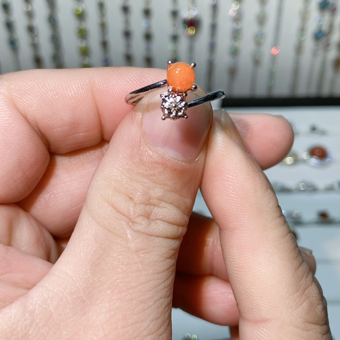 紫晶珠宝半成品银S925镶嵌