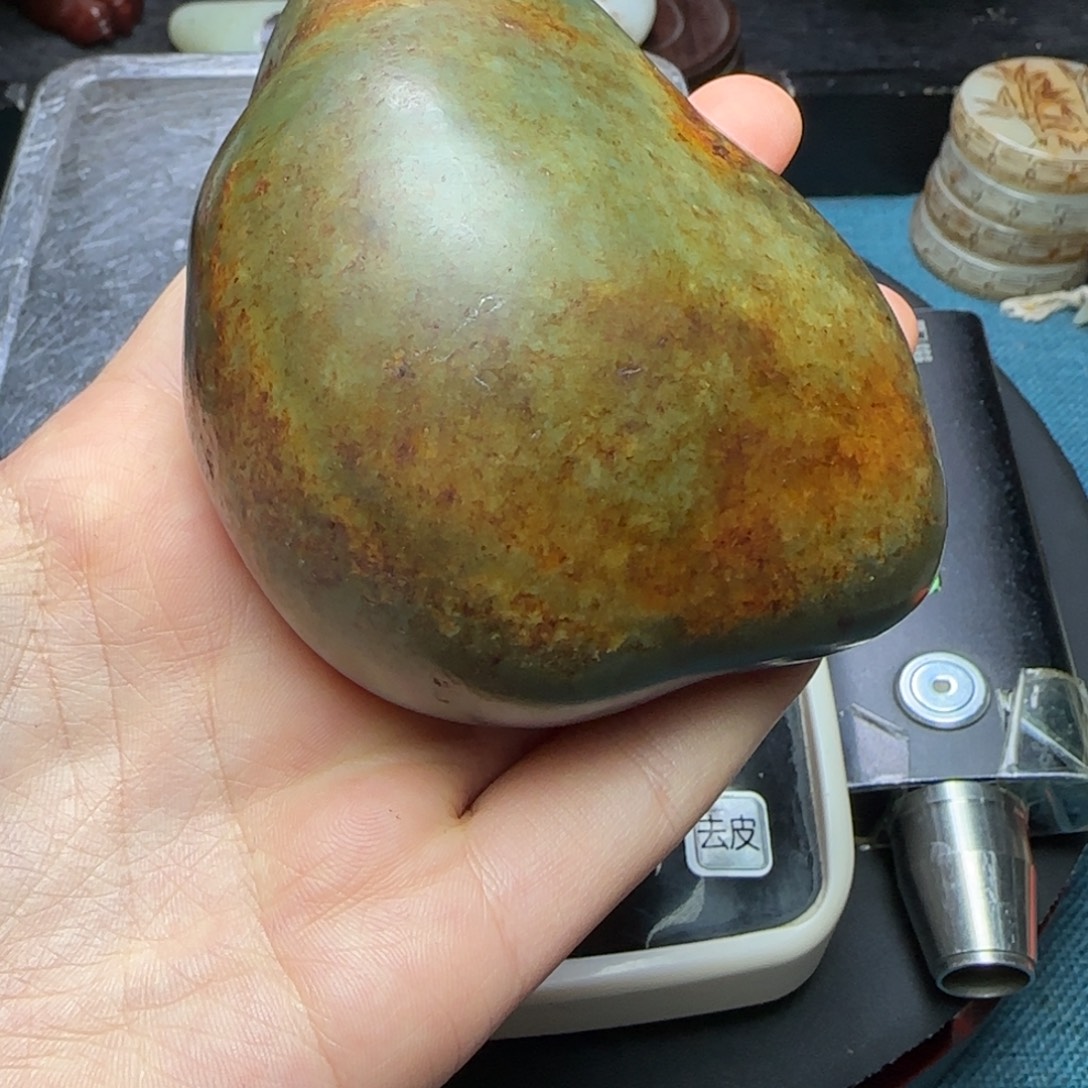 深***兰和田玉（糖玉）未镶嵌挂件