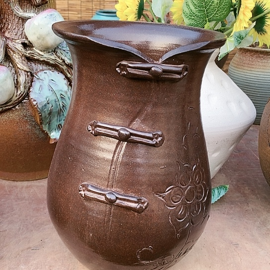 【闪购商品】紫砂花盆20.30花盆花盆