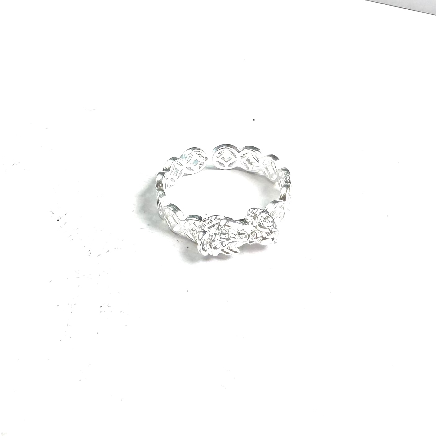 里外实心K24箔珍好物戒指t154