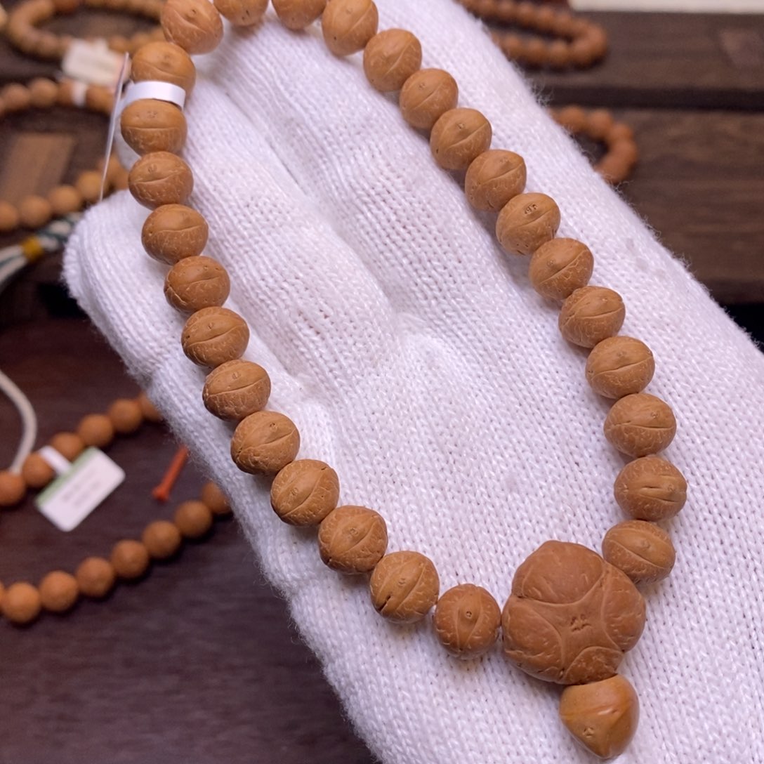 凤眼菩提手串10.5+菩提实心飞碟手持