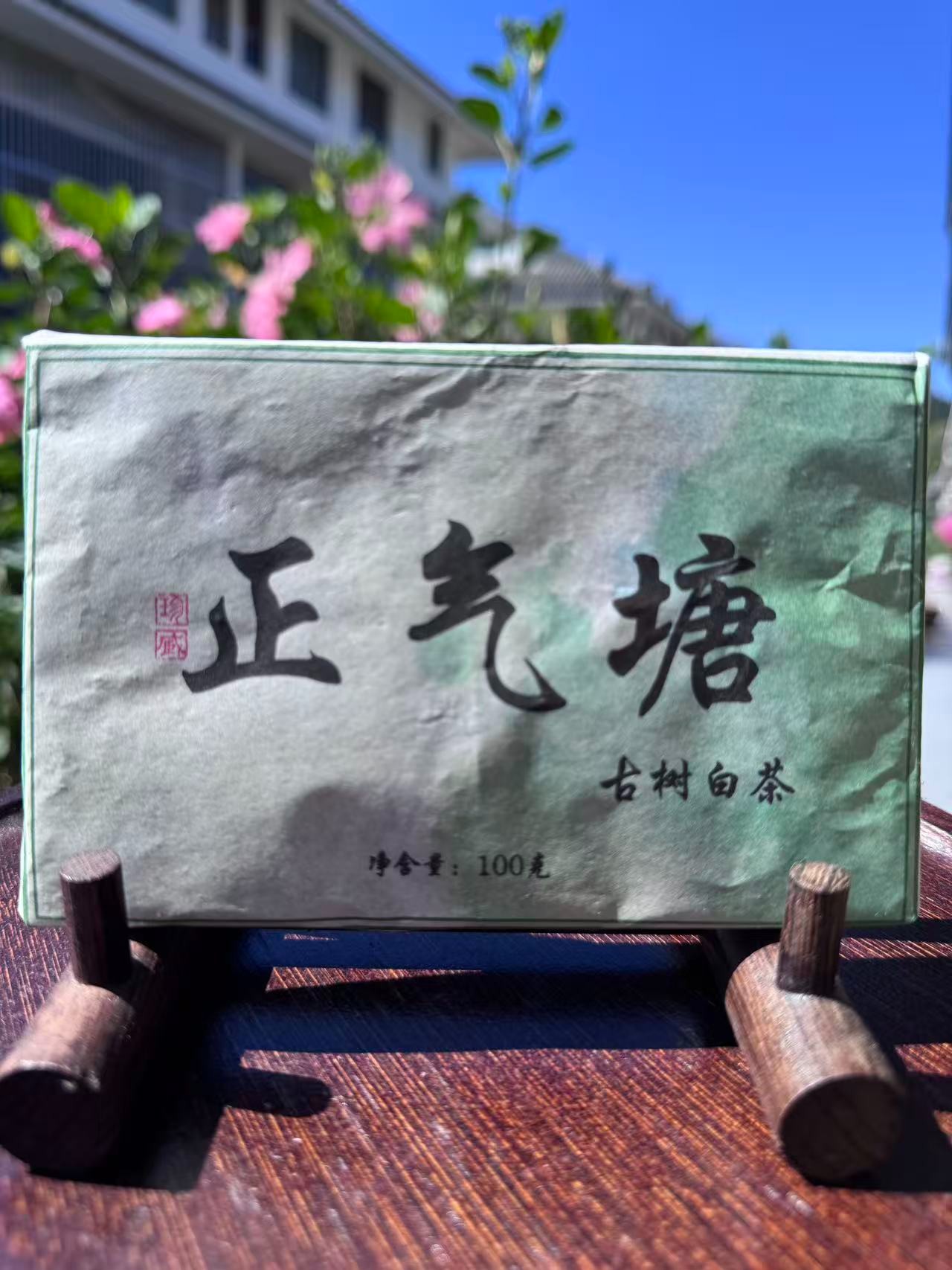 2021年正气塘古树100g白茶饼茶
