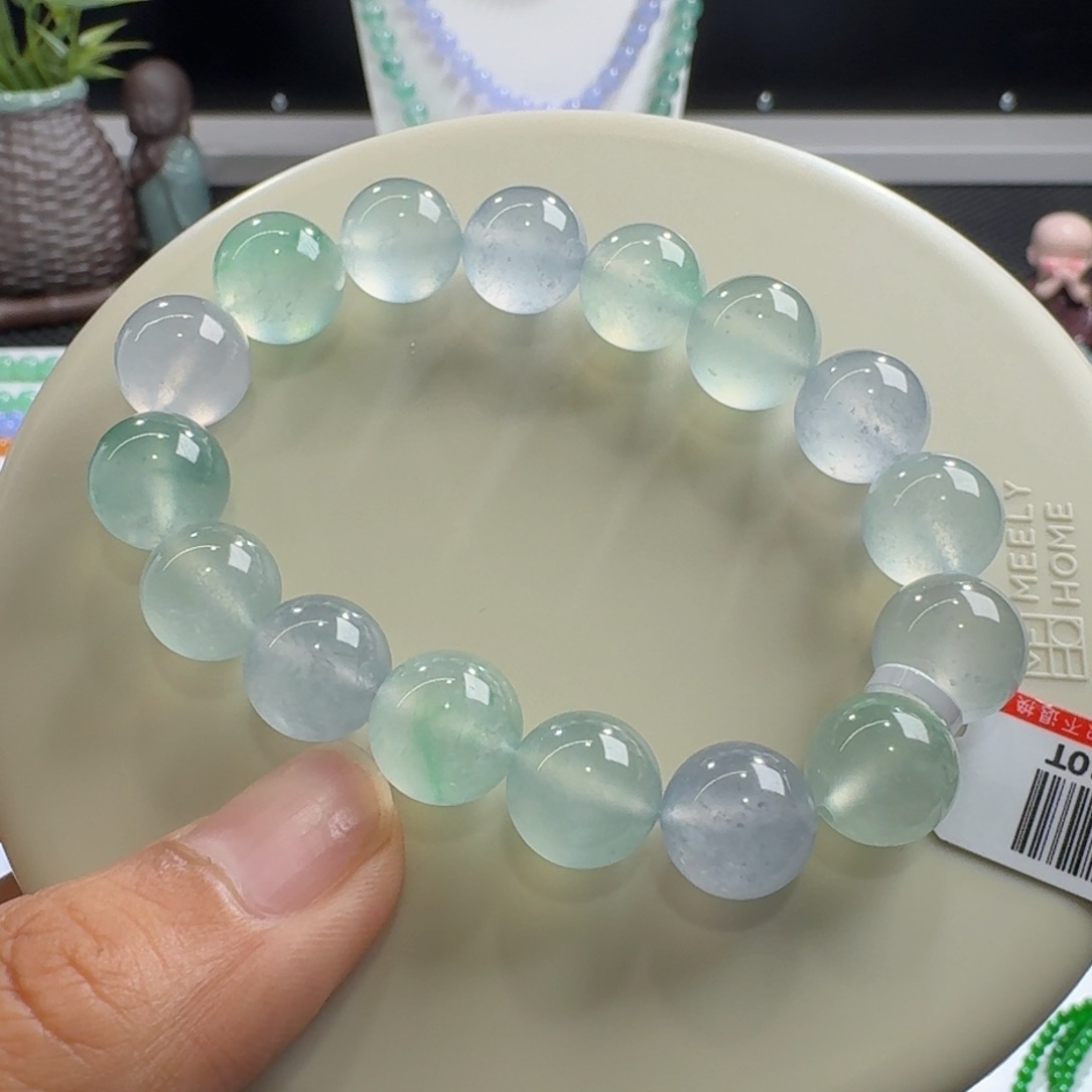 未镶嵌手链翡翠冰玻彩钢卡12加 毕业收藏佳品！