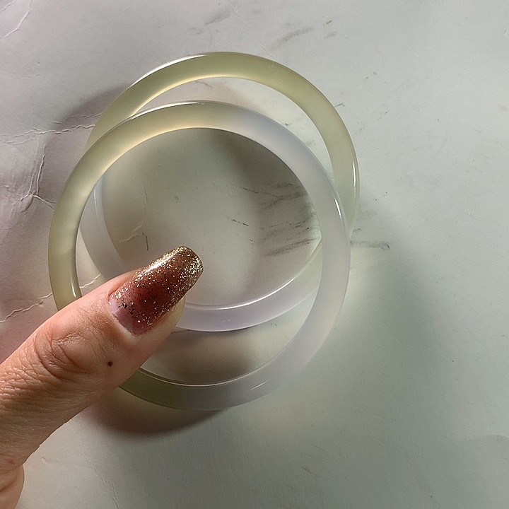 玛瑙/玉髓手镯未镶嵌美人条