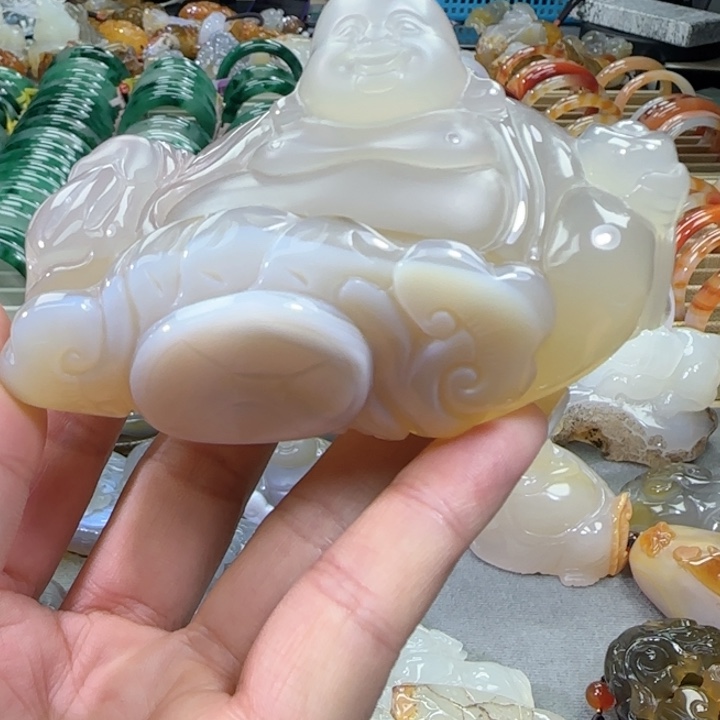 玛瑙/玉髓合金摆件