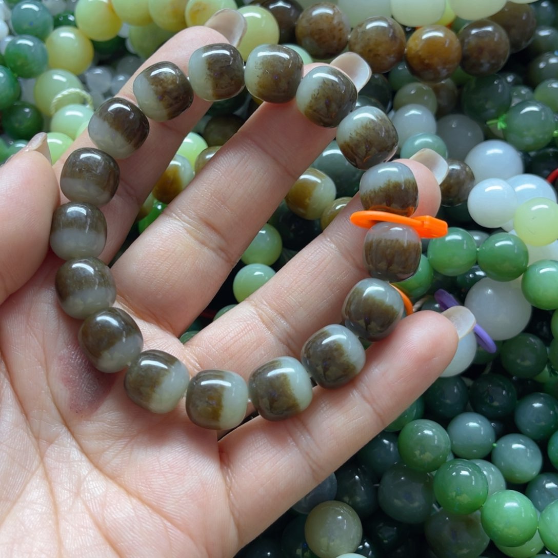 和田玉手链未镶嵌