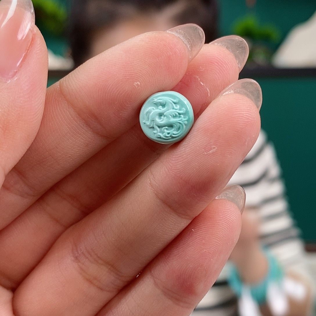 绿松石珠宝奇石未镶嵌