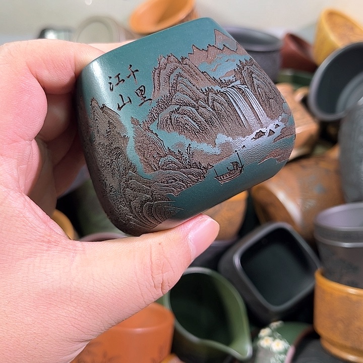 茶杯紫砂全手工紫砂主人杯