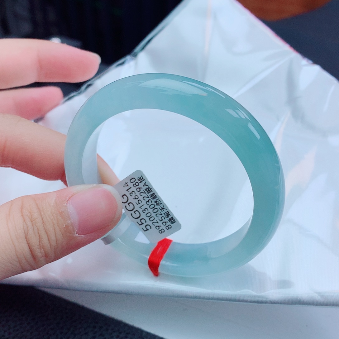 翡翠手镯未镶嵌天然缅甸翡翠A货手镯