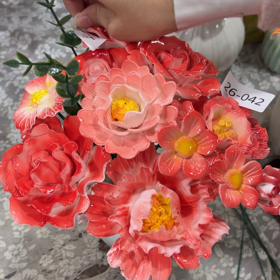 2642 陶瓷花拍满20元发货退款拉黑