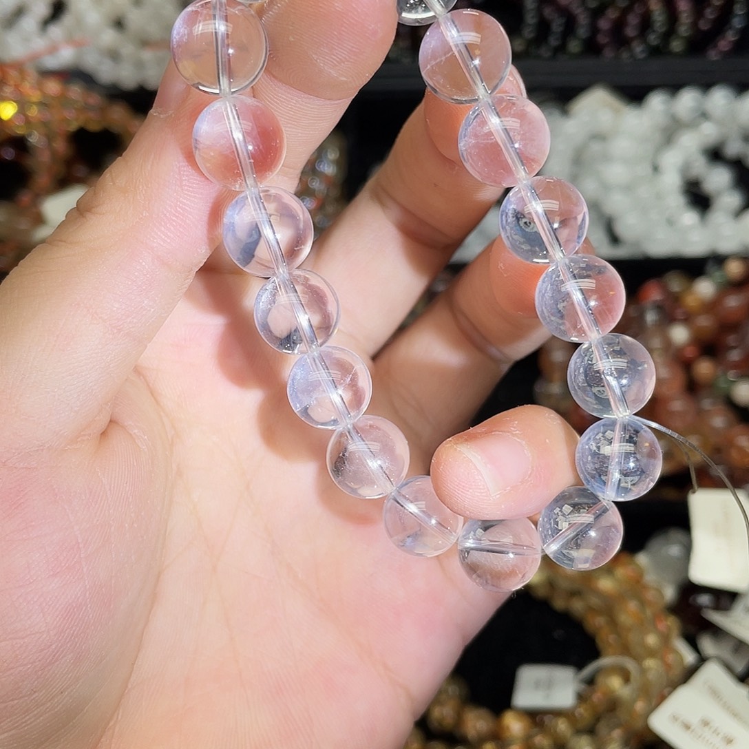 水晶手链未镶嵌蓝针11.3