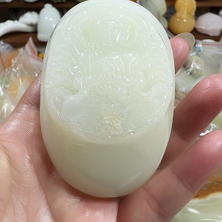 卧***风砖雕石头手把件不退不换