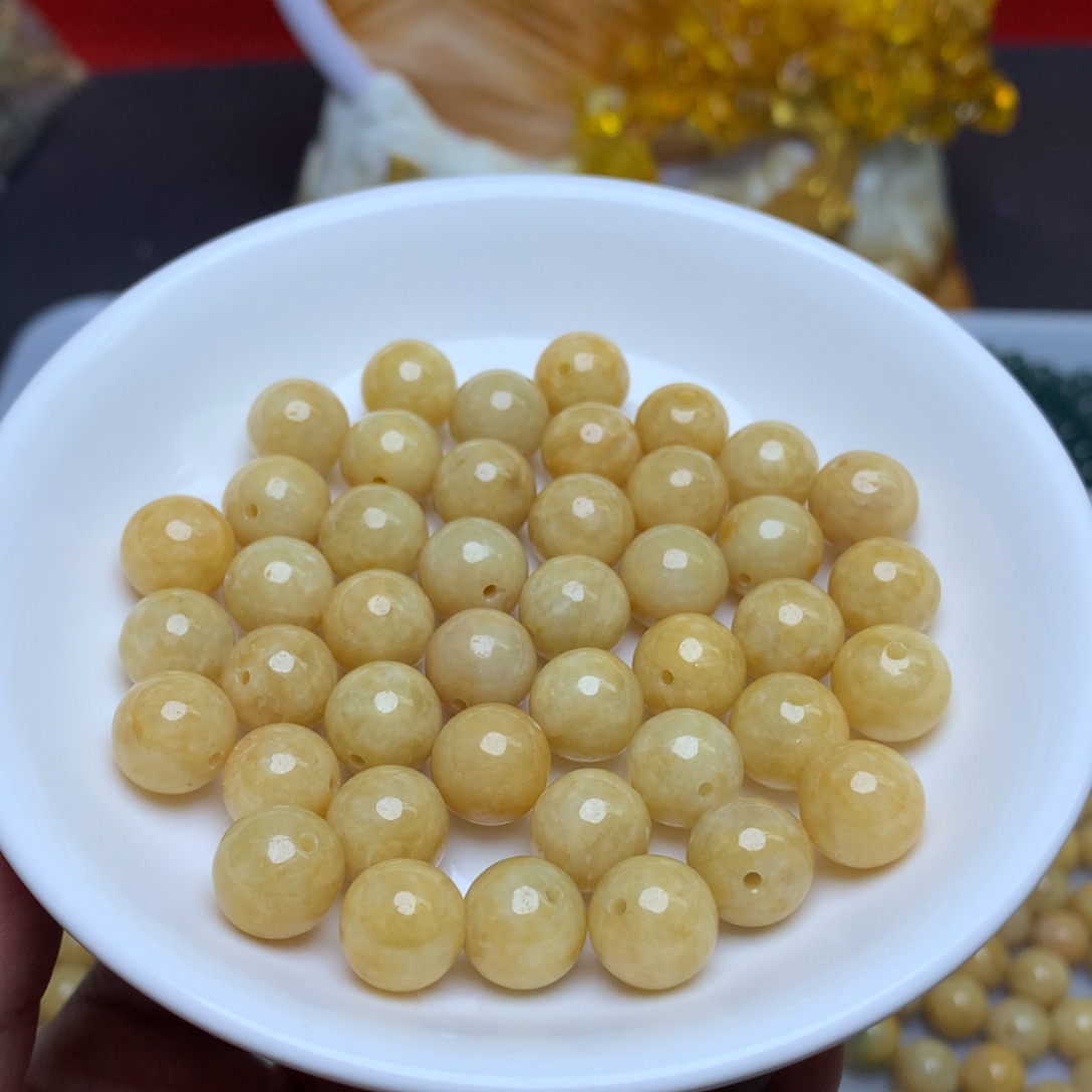 【闪购商品】翡翠手链未镶嵌卡10冰黄20个