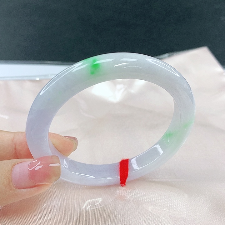 翡翠未镶嵌手镯圈54.3，04055