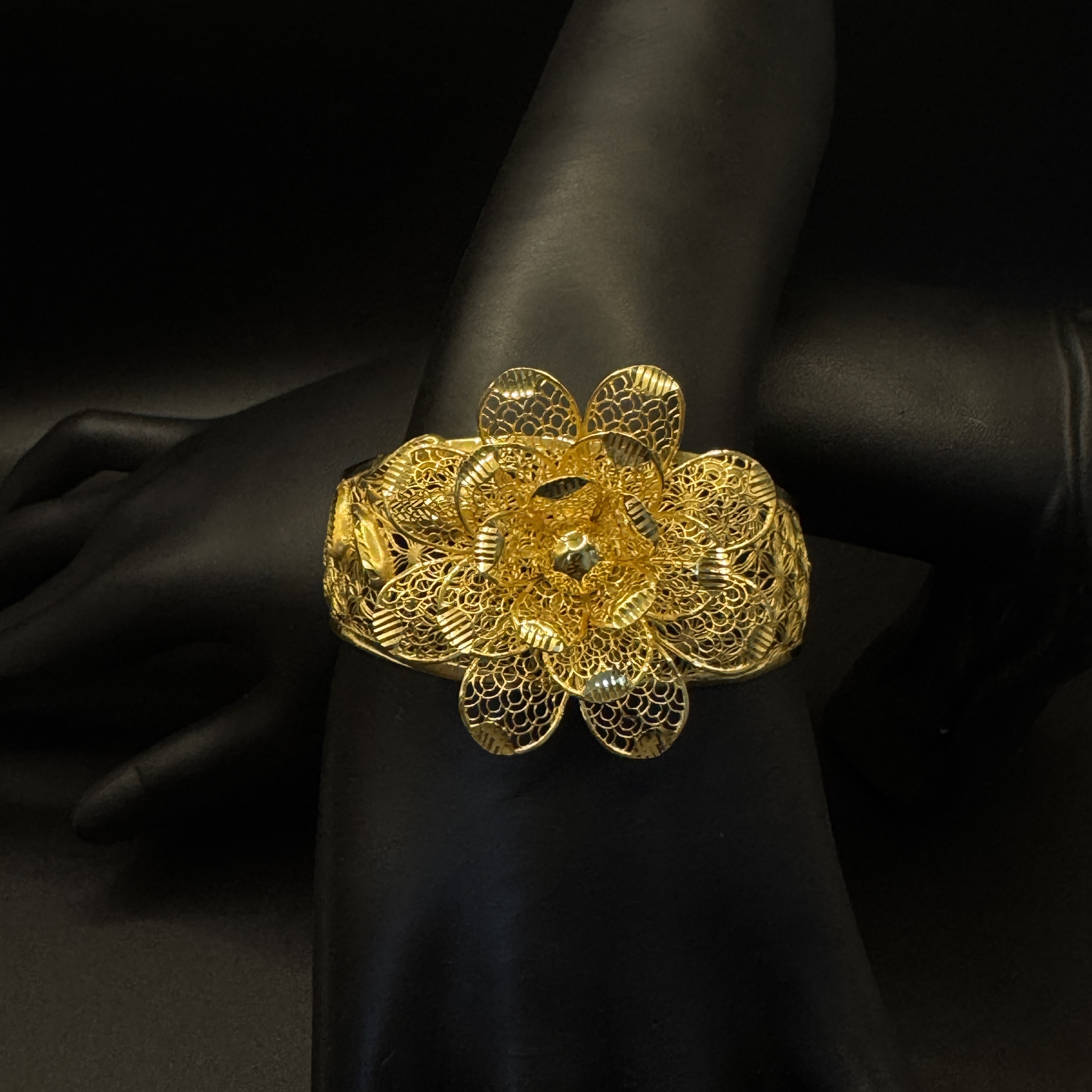 娅然黄金   25.51g足金   手镯