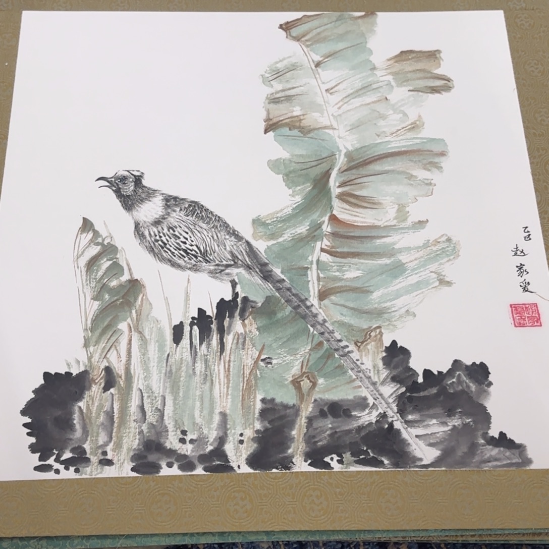 国画赵家爱50卡纸艺