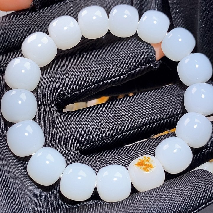 和田玉套链未镶嵌开*