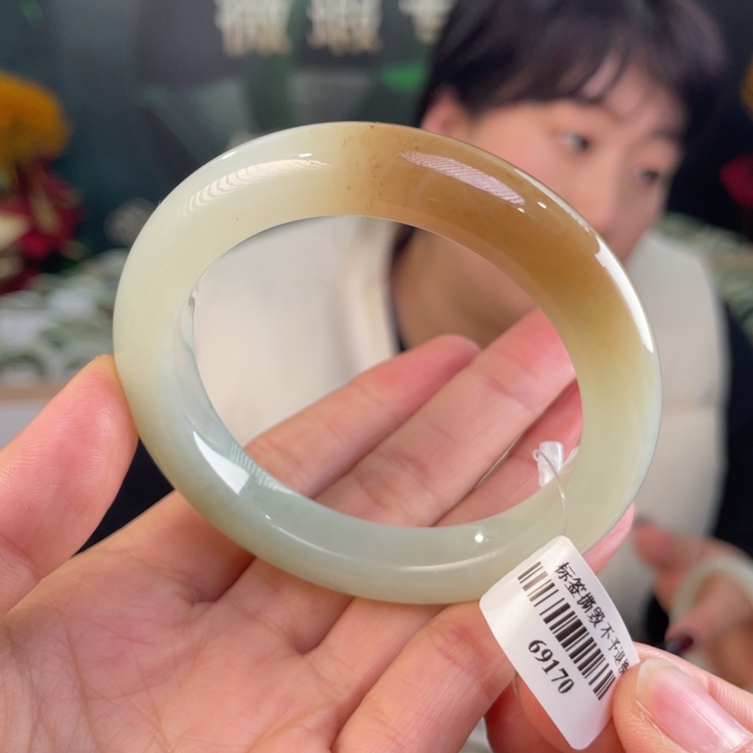 和田玉手镯未镶嵌54.2