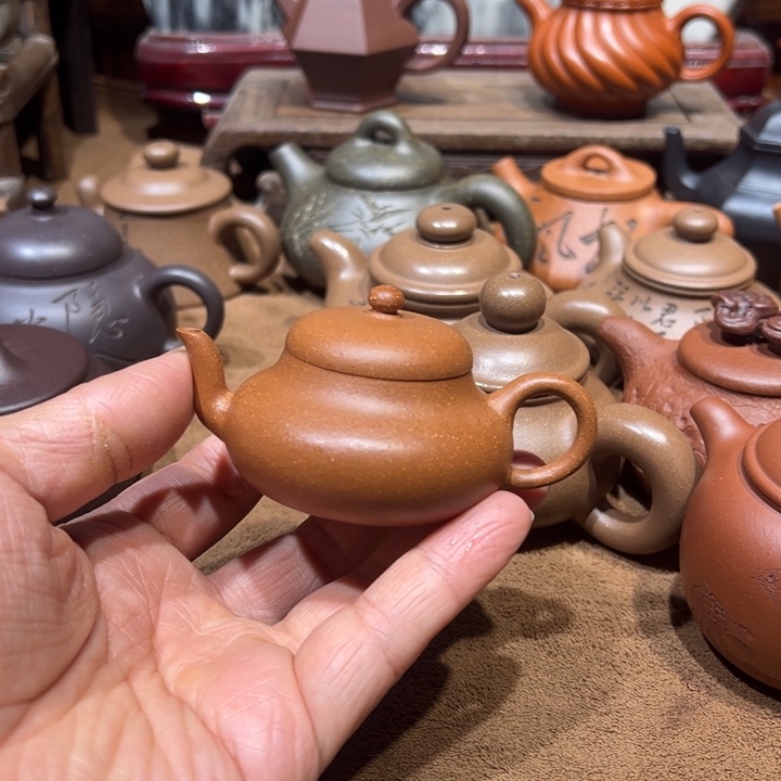 紫砂茶壶老*人宜兴紫砂