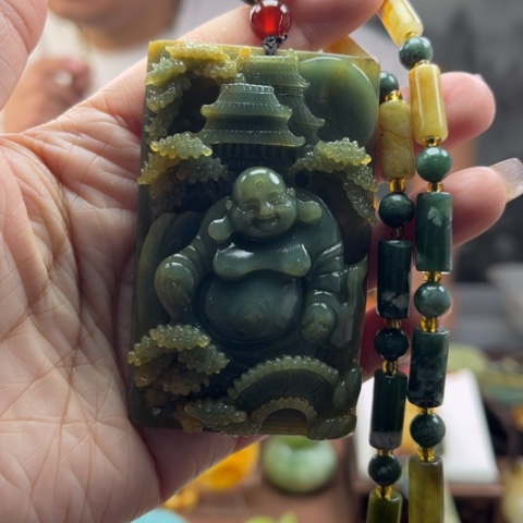 岫玉挂件未镶嵌挂件