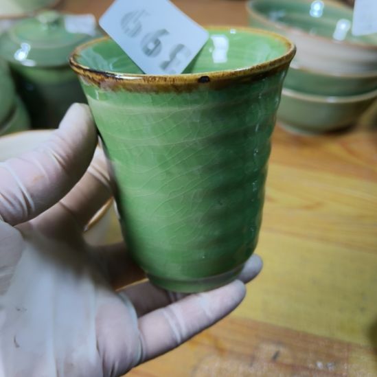 瓷片磁州窑五厂盘碗壶杯有瑕疵