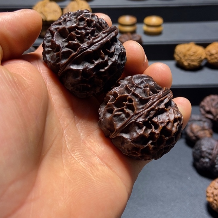 文玩核桃把件B凤凰牡丹42