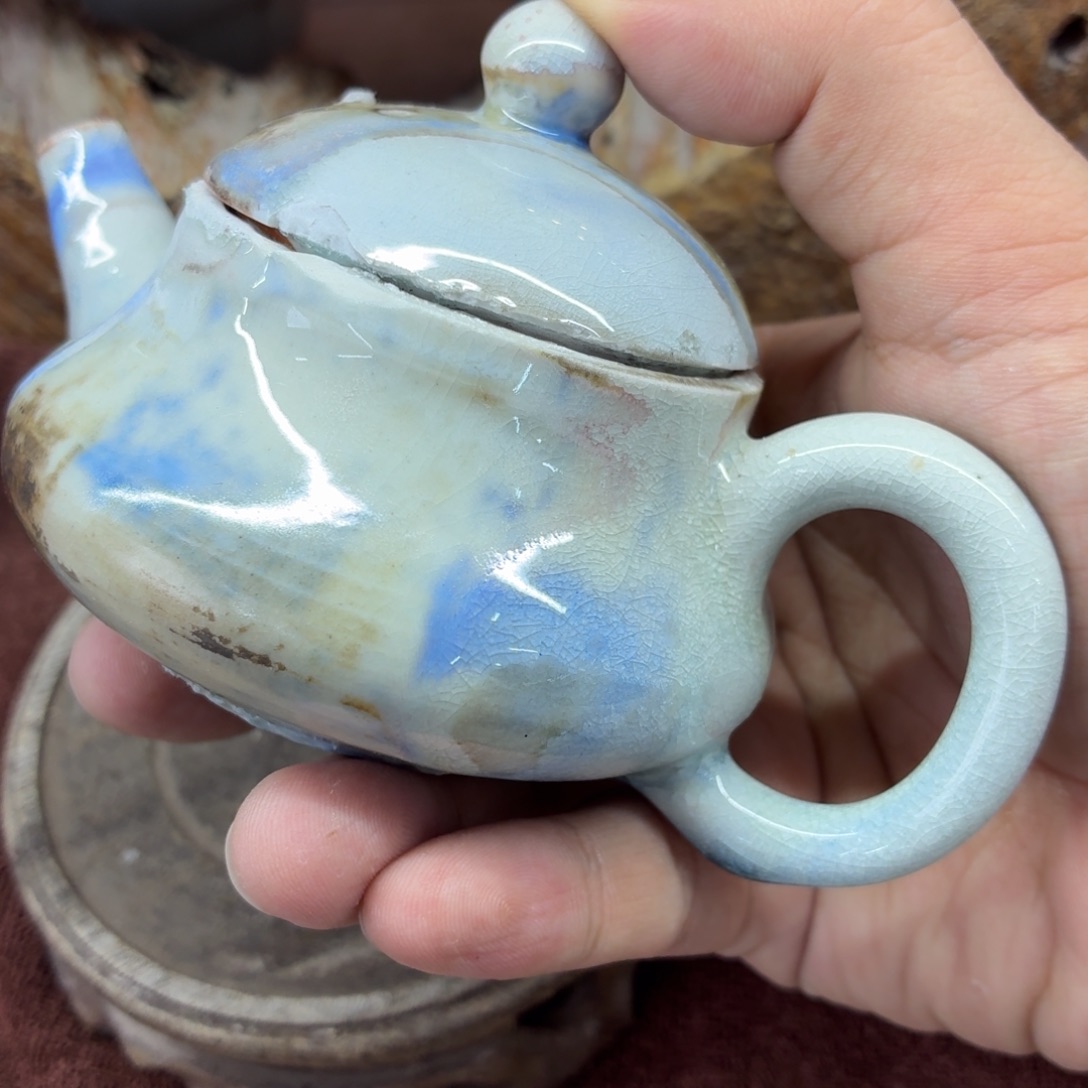 陶园柴烧精品高货763瑕