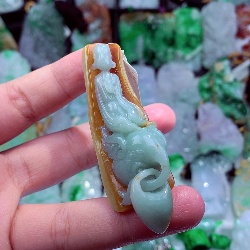 【闪购商品】翡翠项链未镶嵌挂件