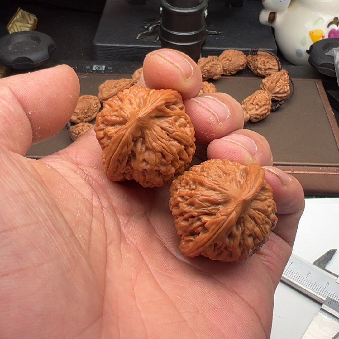 文玩核桃把件莲花35