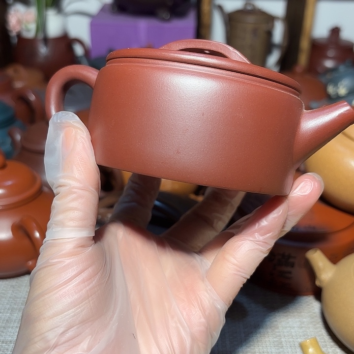 紫砂茶壶原矿宜兴紫砂微瑕