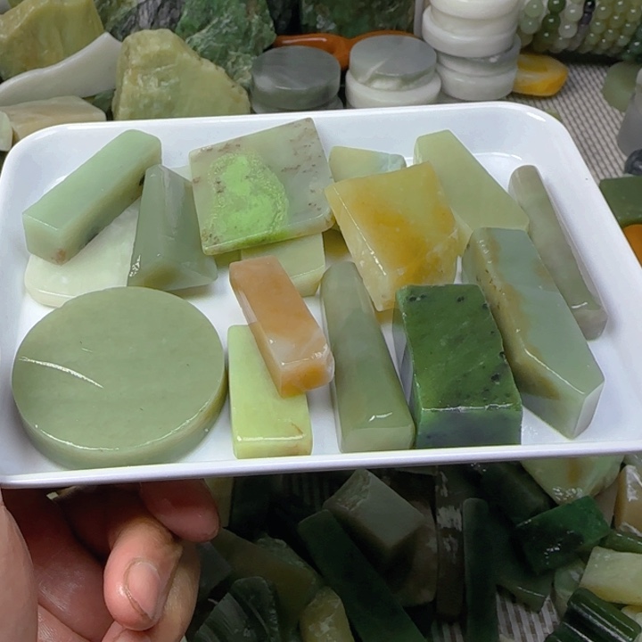 未镶嵌和田玉珠宝半成品用****7