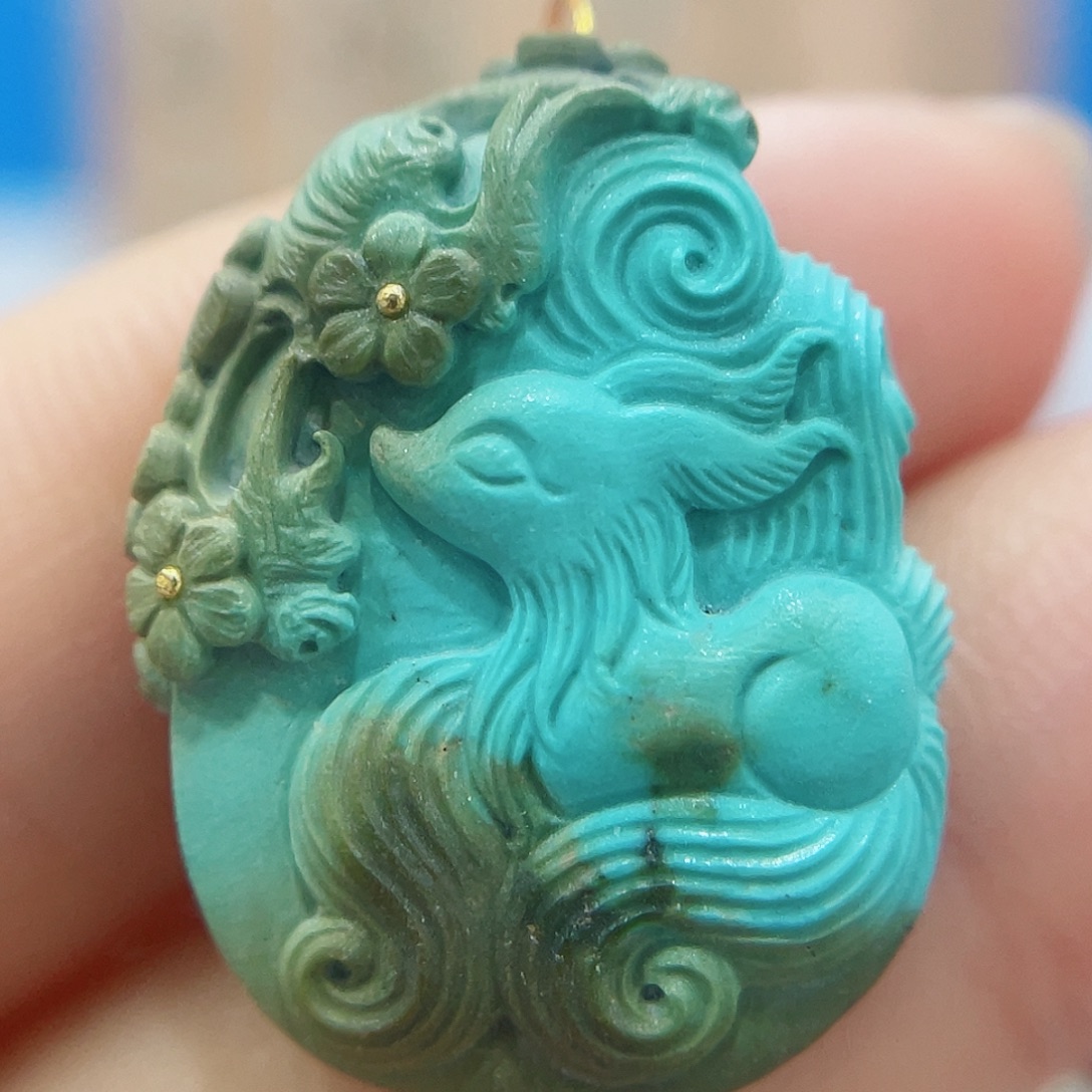 未镶嵌绿松石珠宝奇石