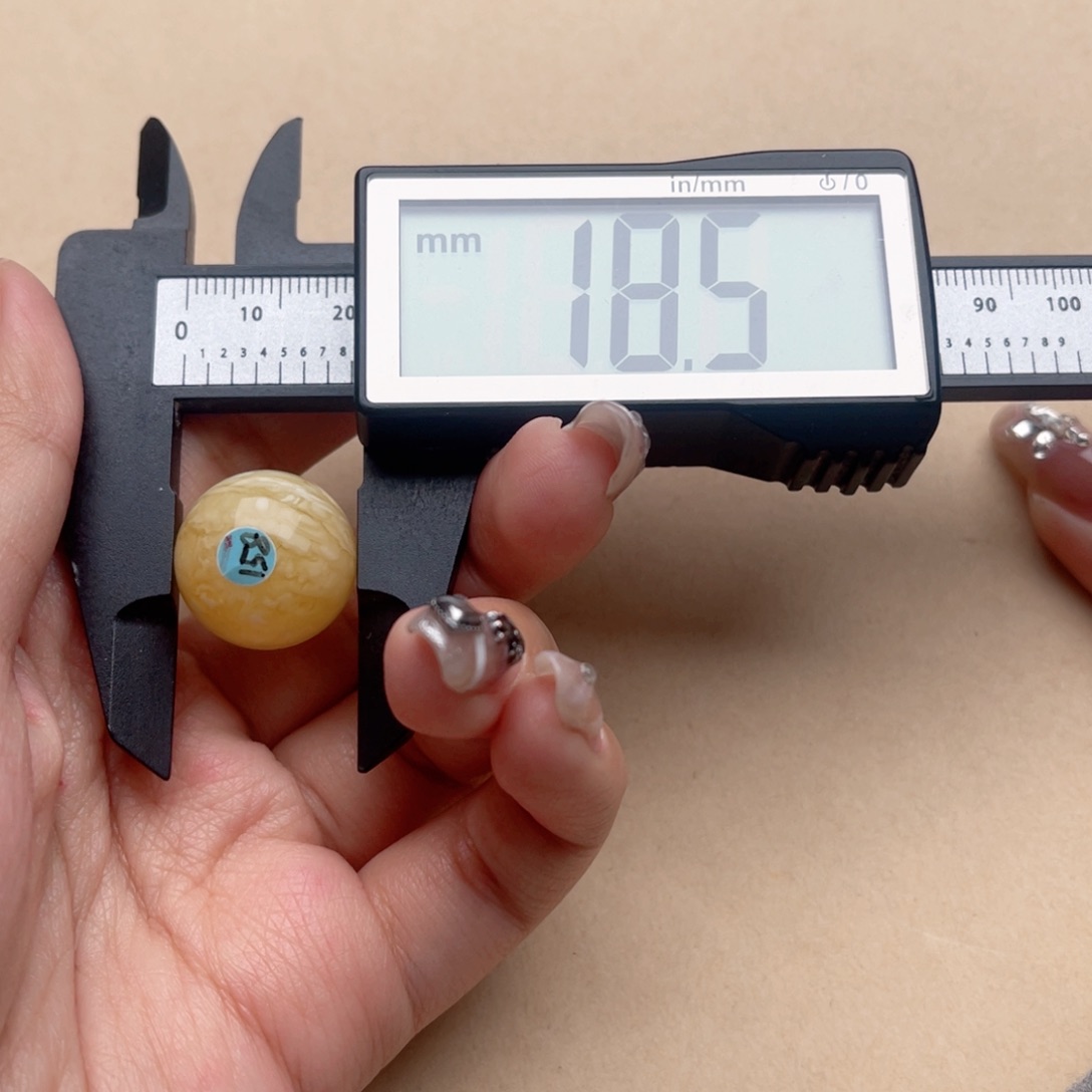 蜜蜡裸石未镶嵌欣欣蜜蜡虎皮圆珠