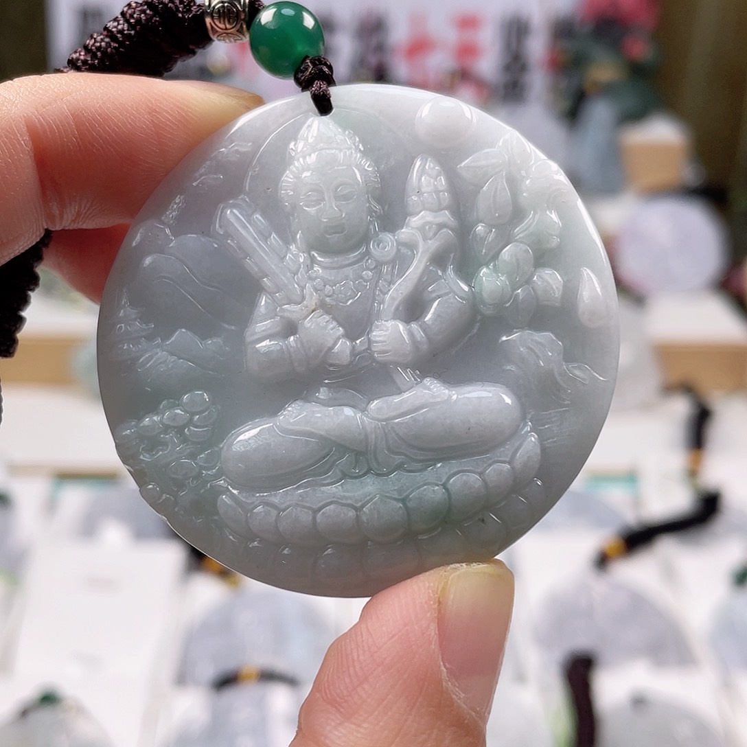 翡翠颈饰未镶嵌0576挂件