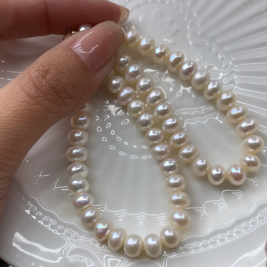 淡水珍珠6-7未镶嵌sl4手链