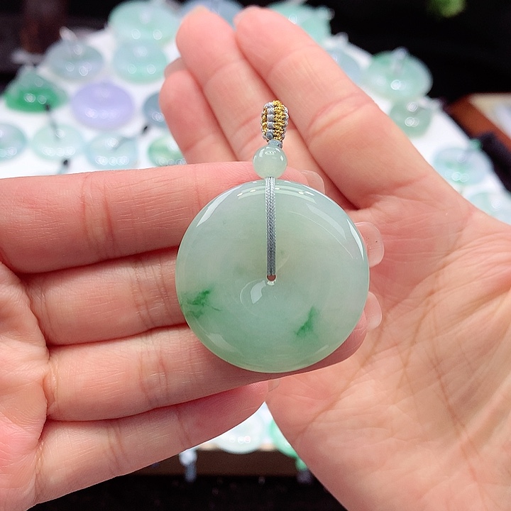 颈饰未镶嵌翡翠3尺寸34.6*6.1