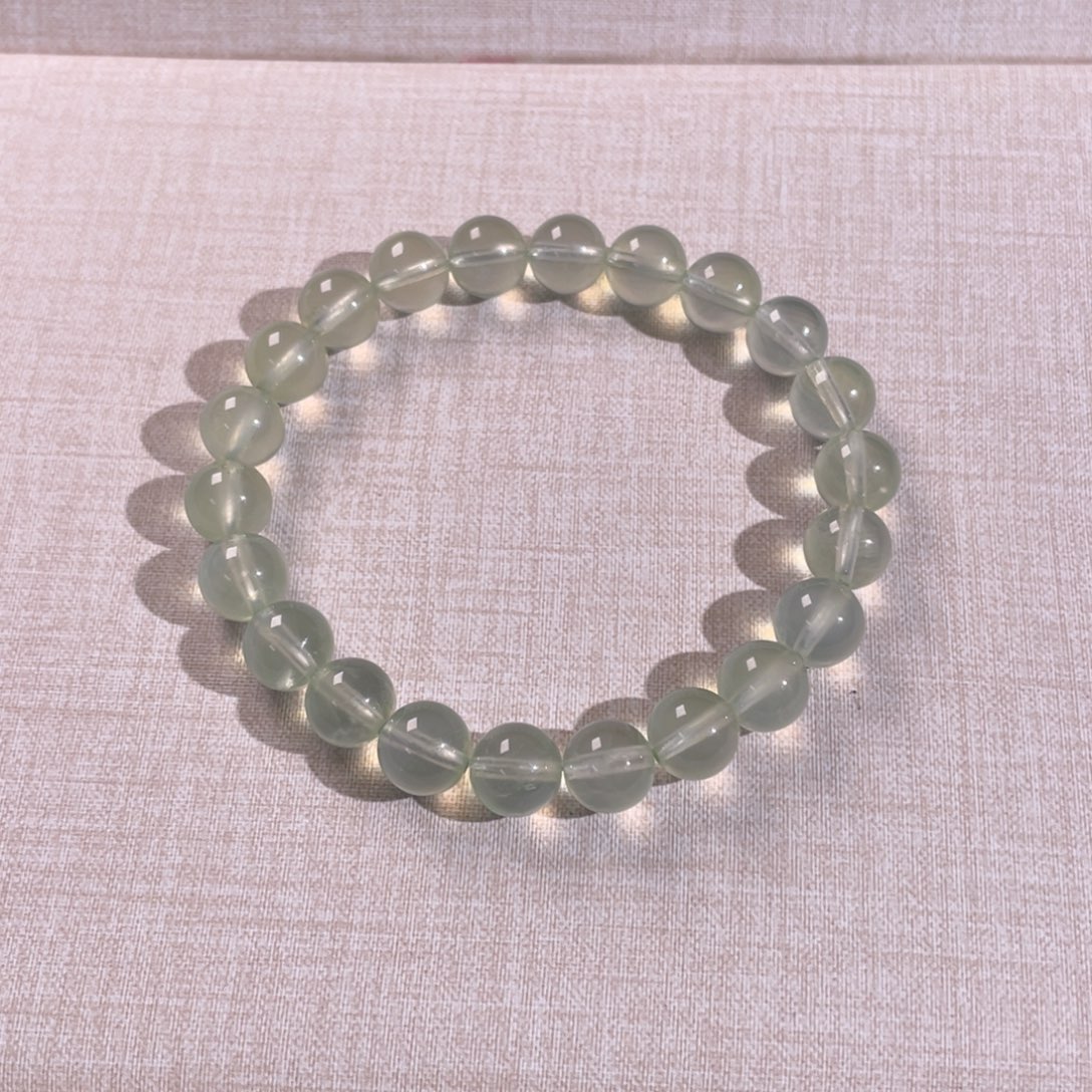 葡萄石未镶嵌手绳葡萄石手串卡8mm+