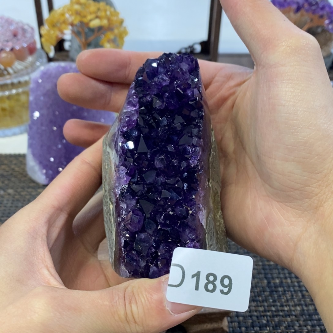 紫晶摆件摆件未镶嵌