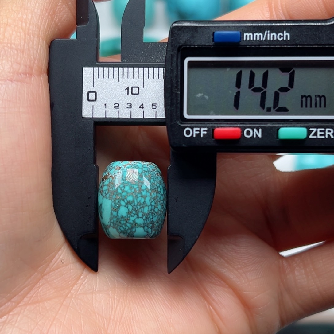 绿松石珠宝奇石银S925镶嵌