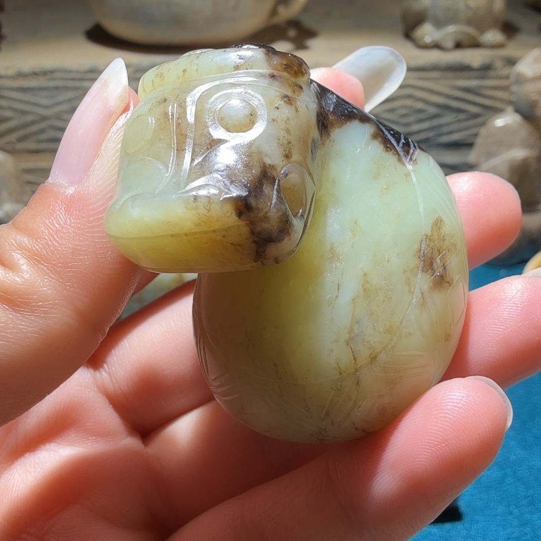 江***湘和田玉未镶嵌挂件