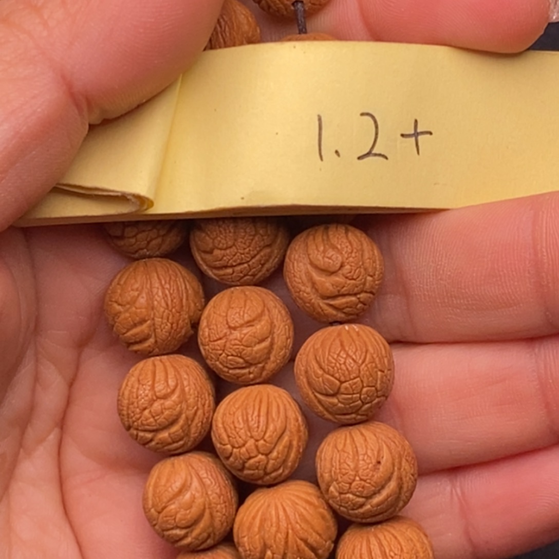 秦岭龙纹桃核60颗