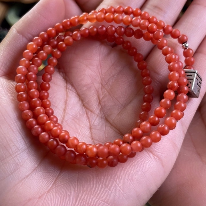 南红玛瑙手串未镶嵌王*梅