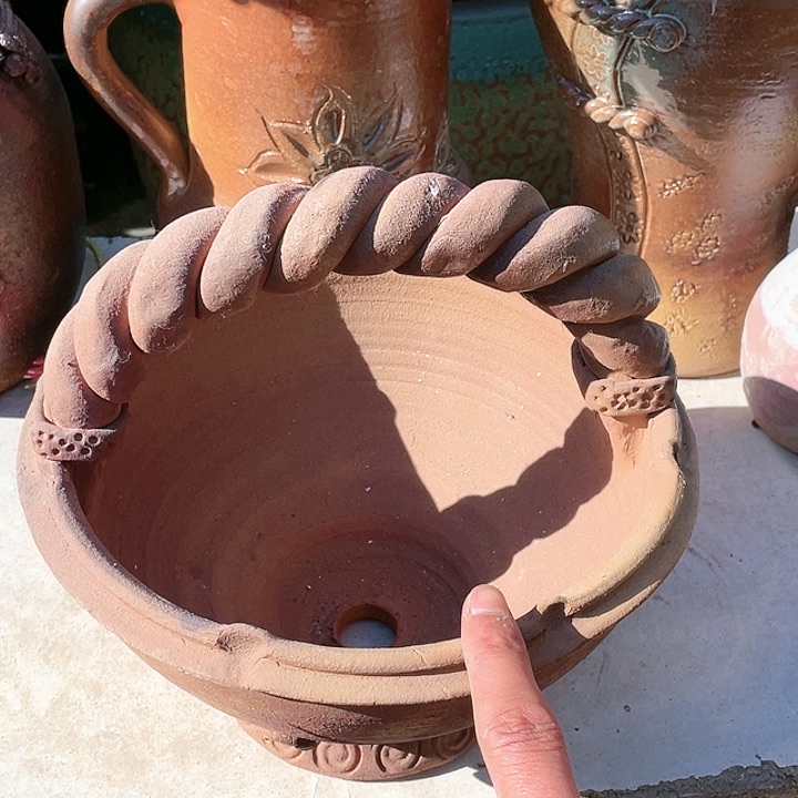 紫砂花盆瑕疵24.20花盆