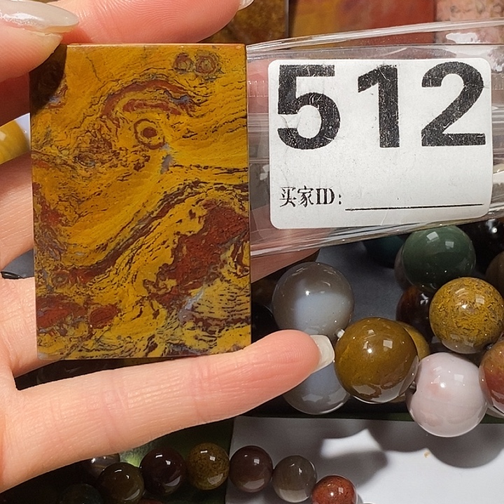 硅化玉未镶嵌天然北票树化玉吊坠