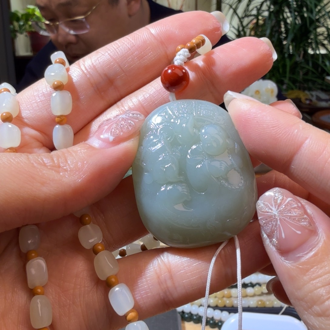 和田玉挂件未镶嵌K***w