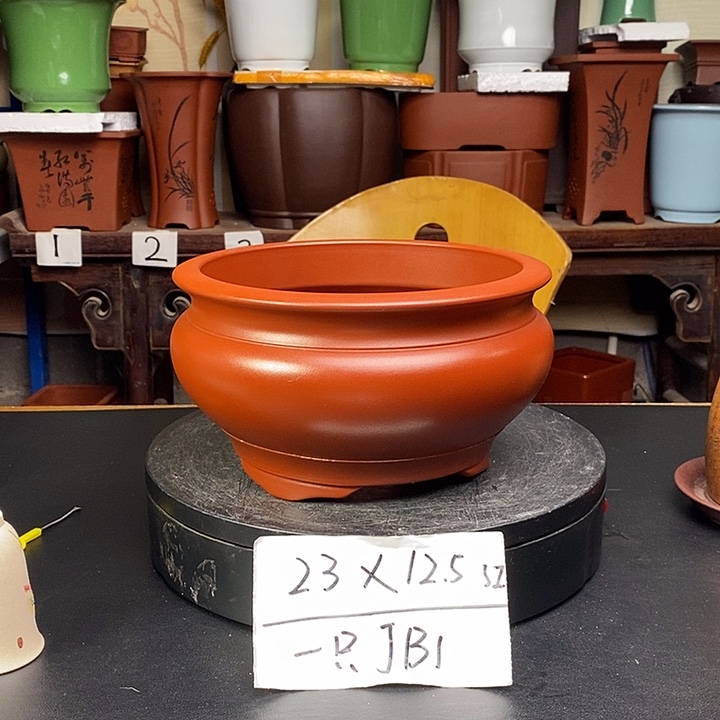 紫砂花盆货号一只JB1