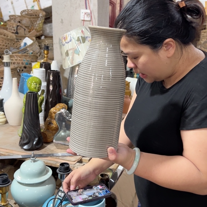 瓶高度30厘米口径8厘米微瑕捡漏